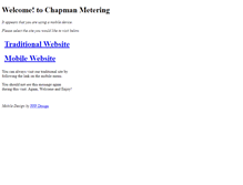 Tablet Screenshot of chapmanmetering.com
